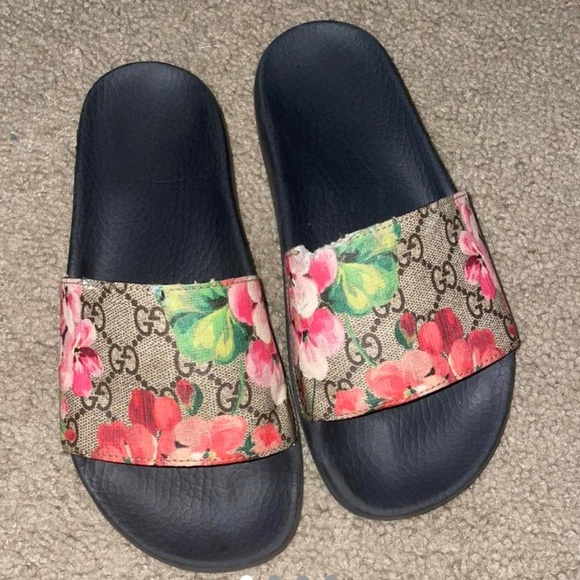 Gucci Shoes - Gucci Floral slides